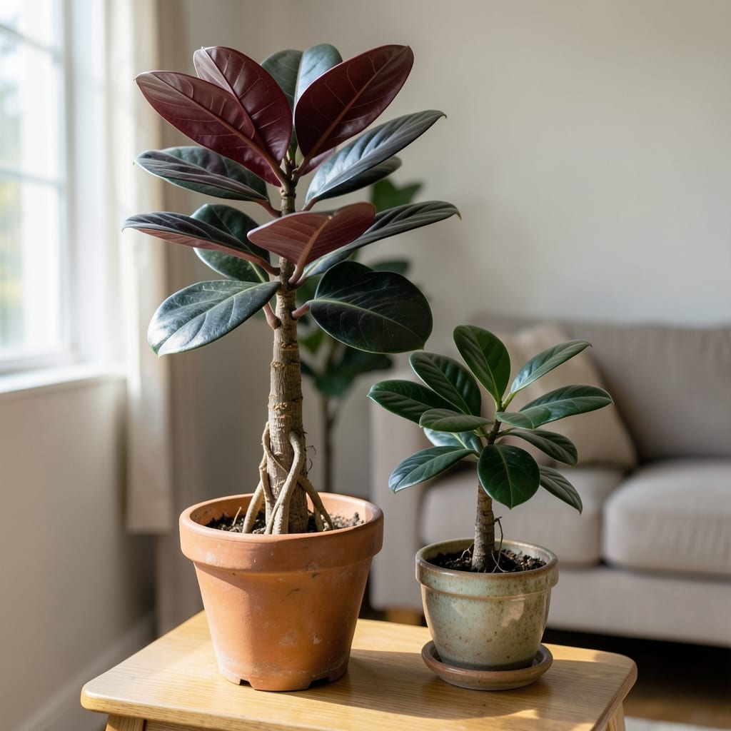 How Tall Can Rubber Plants Grow: Dwarf to Towering Heights by Variety
