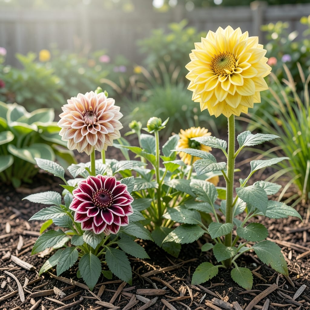 Dahlias How Tall They Grow: Miniature to Towering Heights by Variety