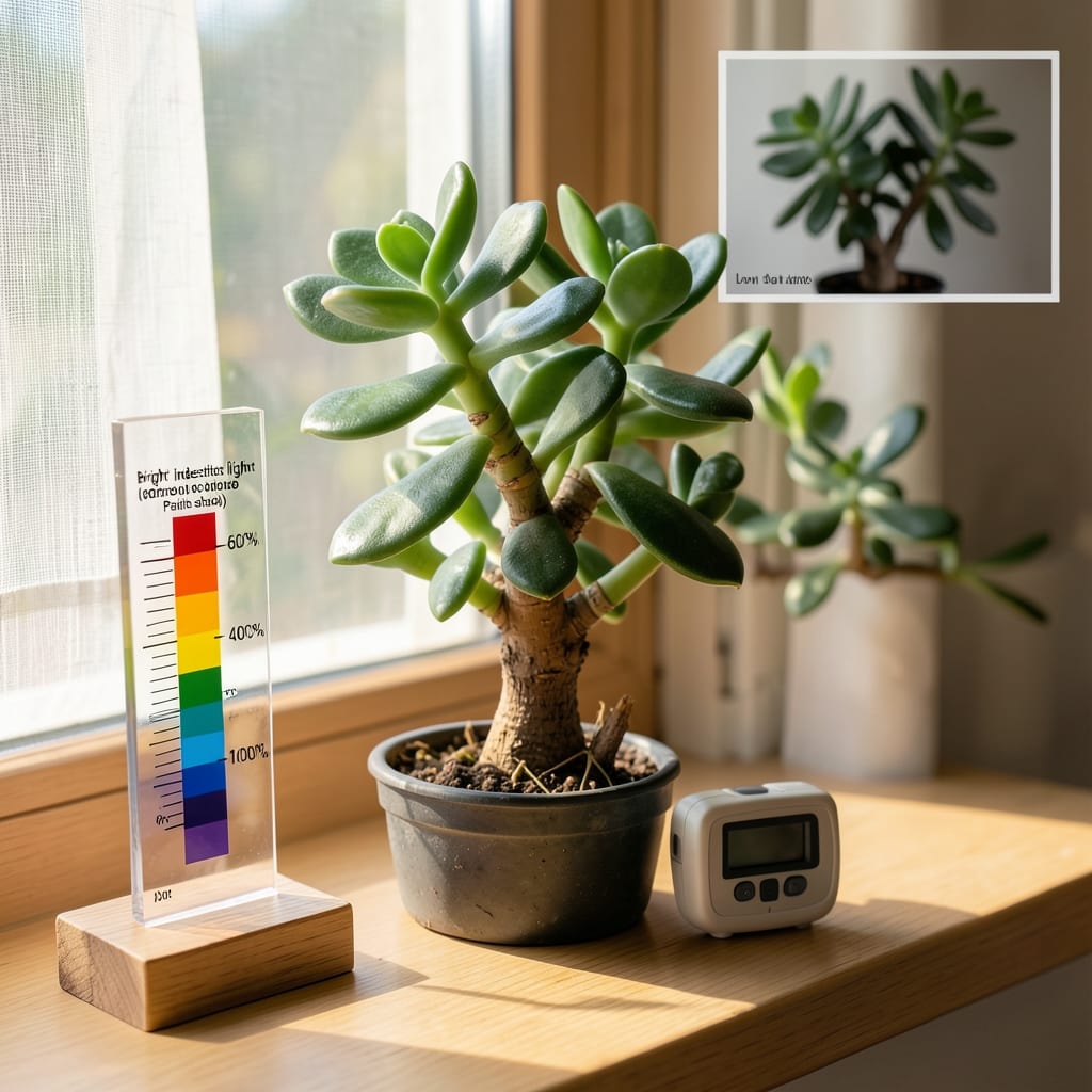 How Much Light Does a Jade Plant Require: Optimal Placement for Thriving Growth