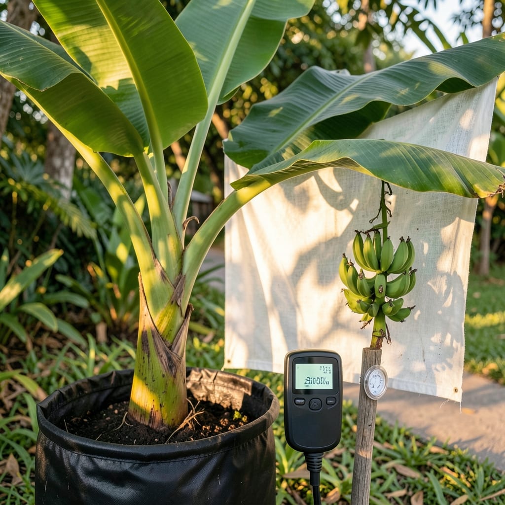 How Much Light Does a Banana Plant Need: Spotlight Guide for Thriving Leaves and Fruit