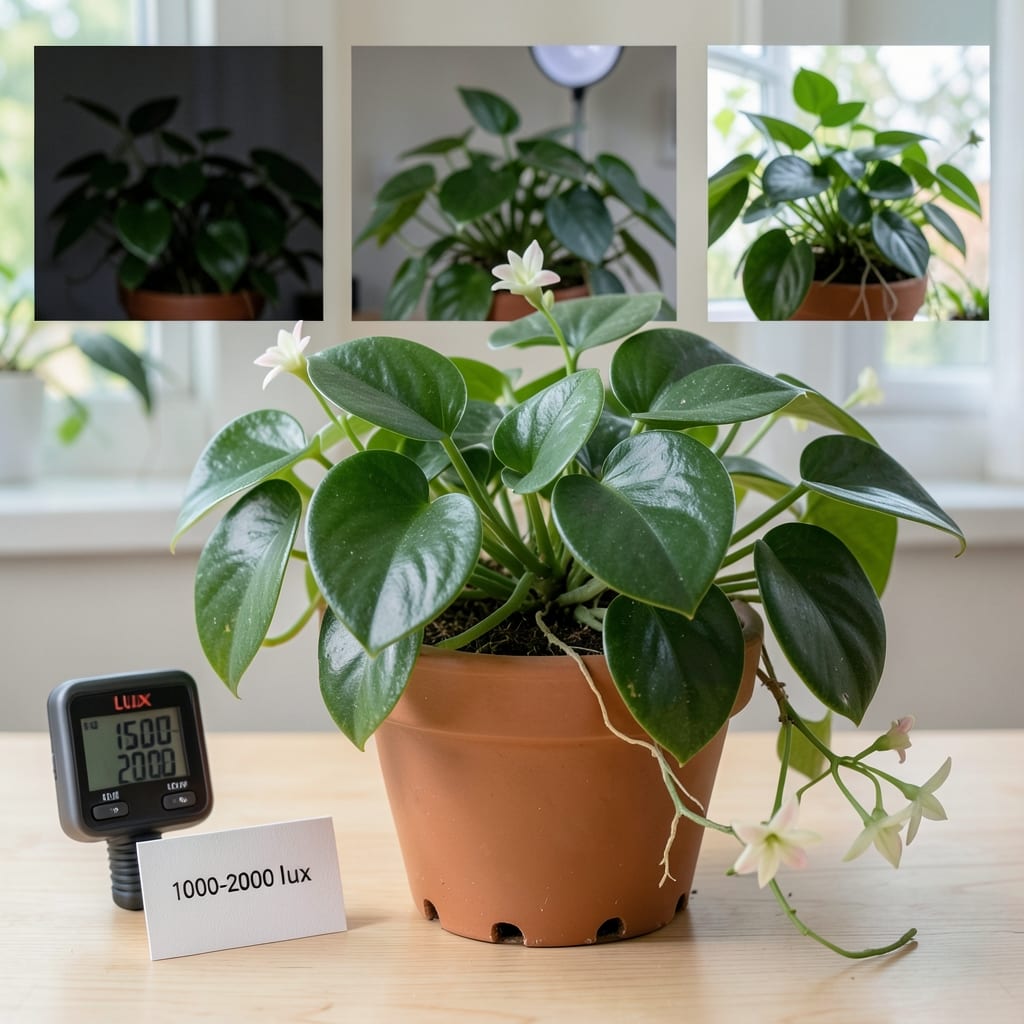How Much Light Do Hoya Plants Need: Bright Indirect Sunlight Rules for Thriving Growth