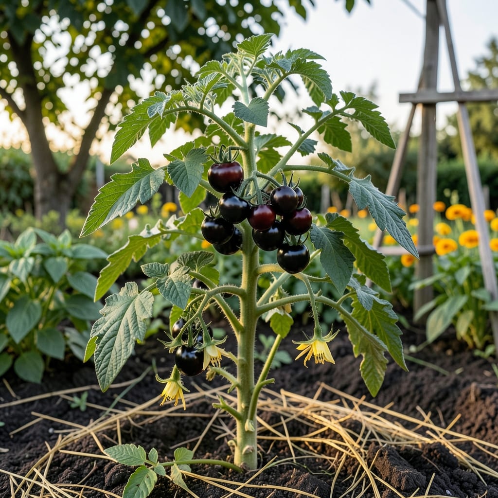 How Tall Do Black Cherry Tomato Plants Grow: Space-Saving Pruning for Containers