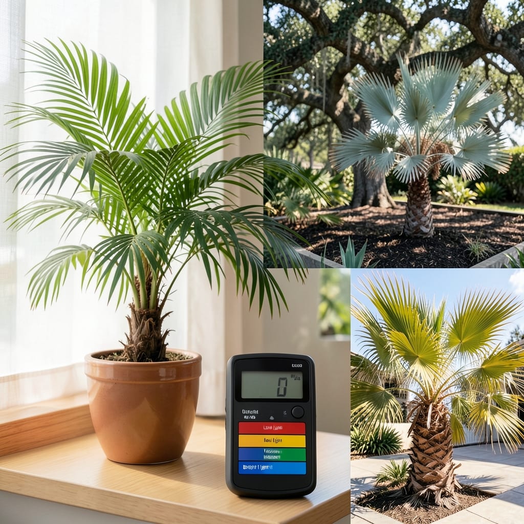 How Much Light Do Palm Plants Need: Bright Spots vs. Shade Tolerance Breakdown