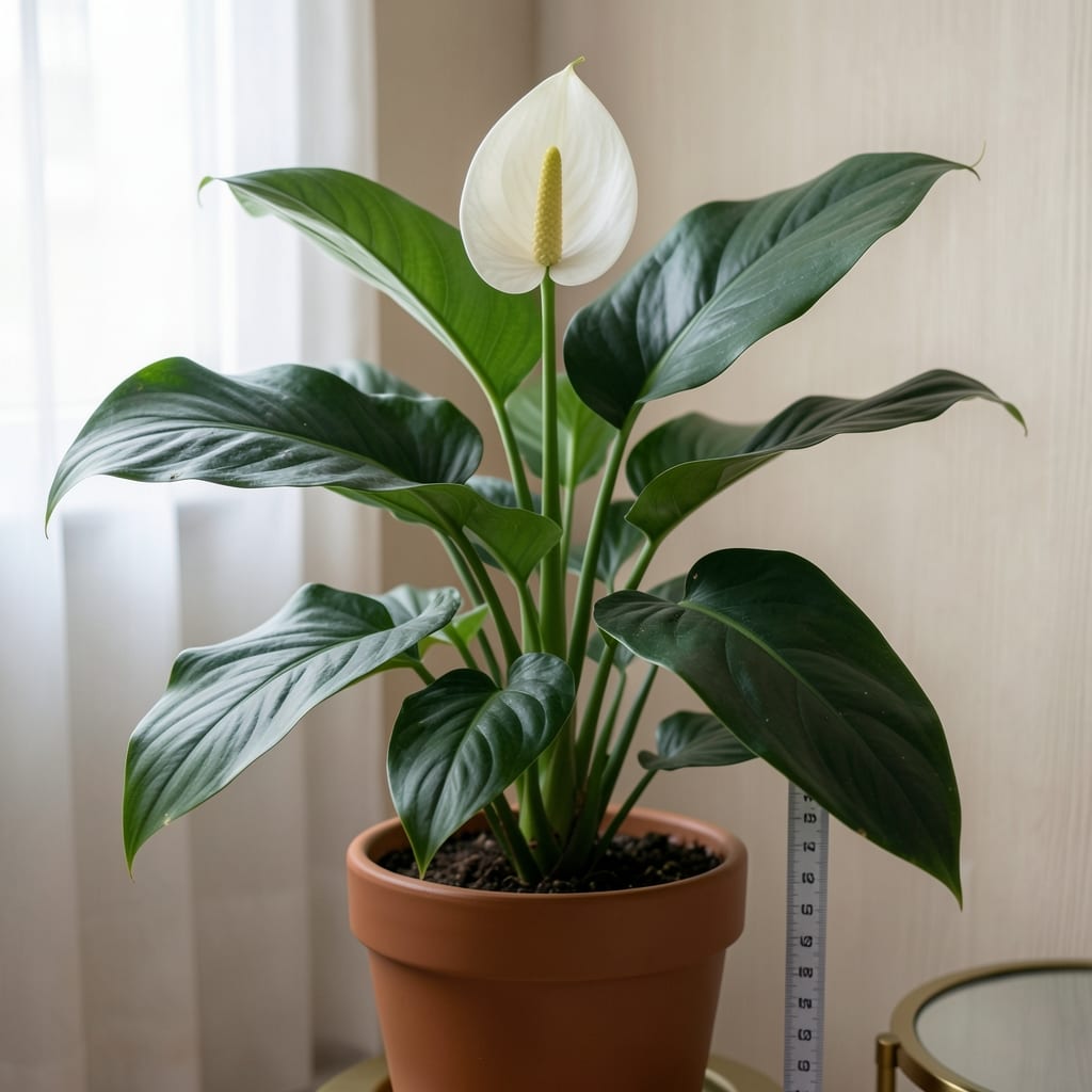 How Tall Can Peace Lilies Grow: Variety Height Limits & Care Secrets for Indoor Gardens