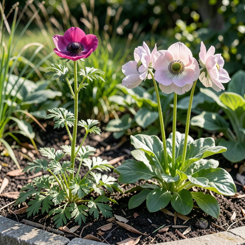 How Tall Do Anemone Flowers Grow: Variety Height Chart for Garden Planning
