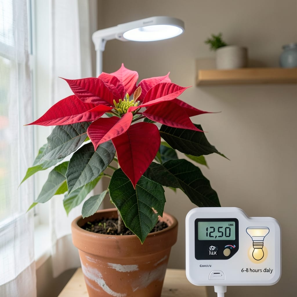 How Much Light Does a Poinsettia Plant Need: Bright Indirect Sun for Vibrant Blooms
