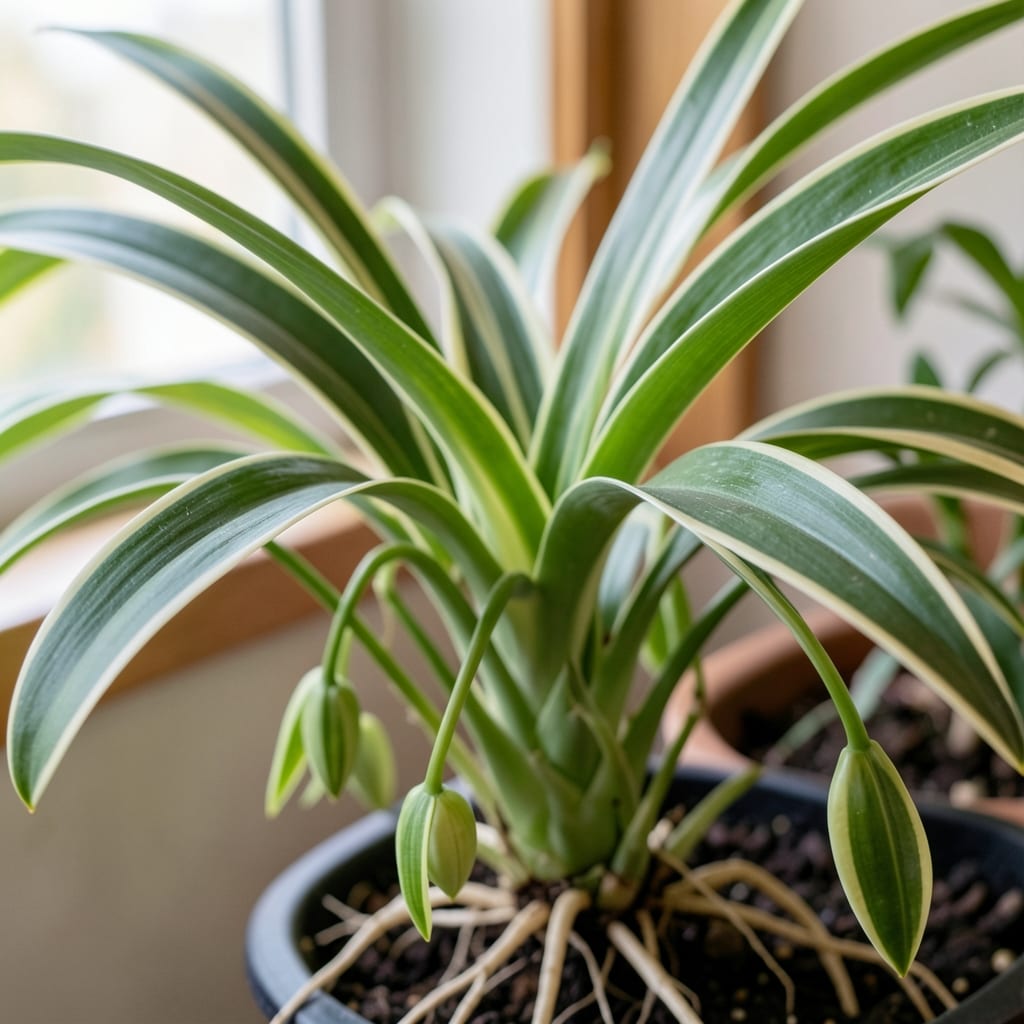 How Much Light Does a Spider Plant Need: Thriving in 3-4 Hours of Bright, Indirect Sunlight Daily