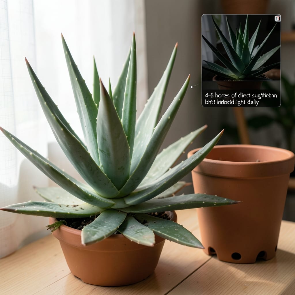 How Much Light for Aloe Vera Plants: Bright Indirect Sun Secrets for Healthy Growth