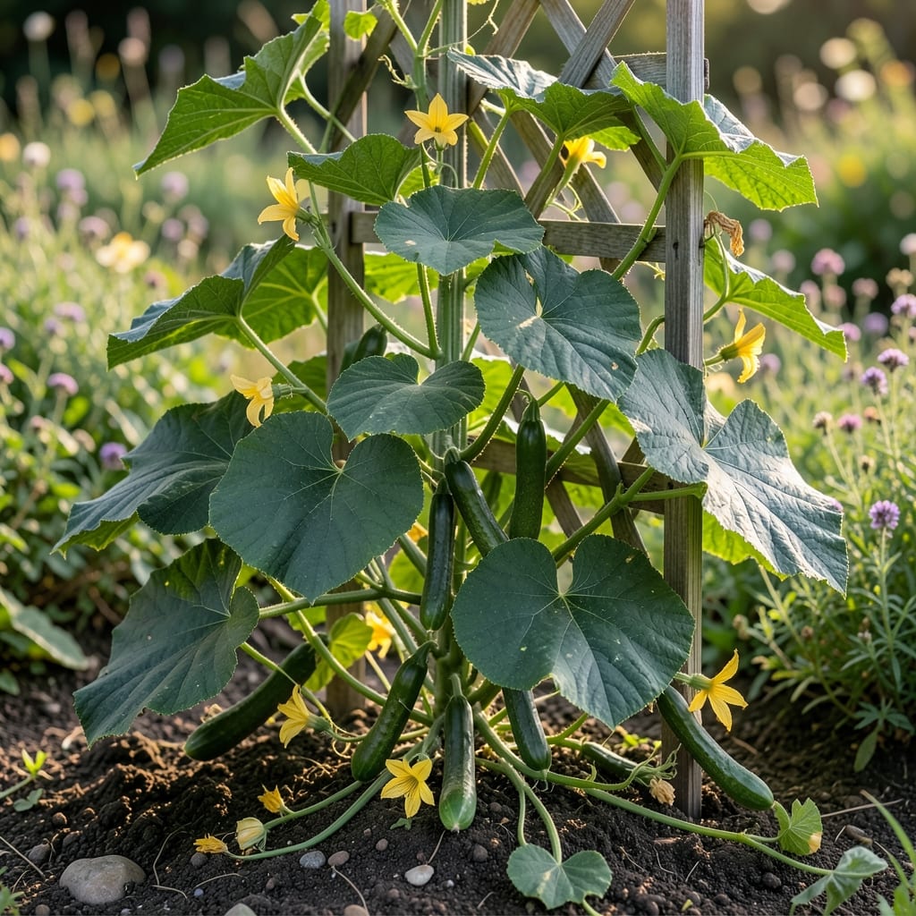 How Tall Cucumber Plants Grow: Vining vs Bush Types and Space Needs