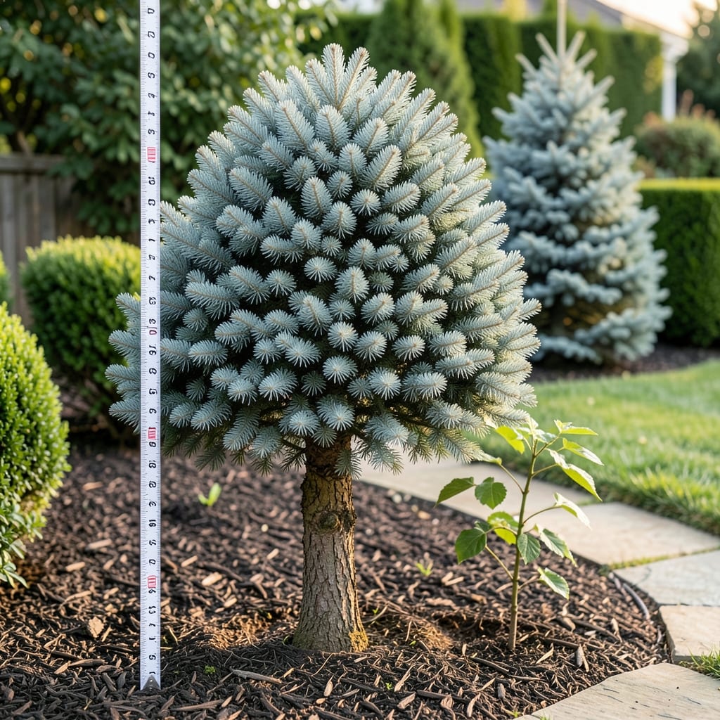 How Tall Do Baby Blue Spruce Grow: Mature Height Chart by Variety